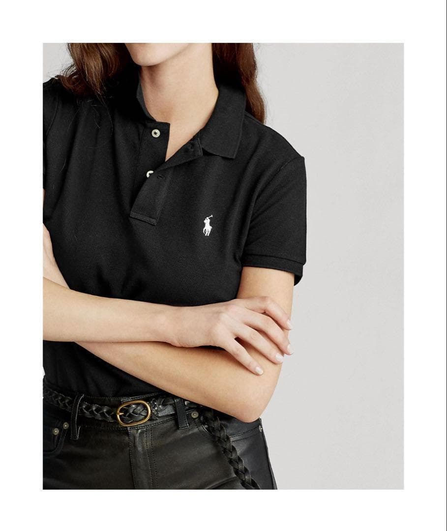 ポロ ラルフローレン ポロシャツ 新品 タグ付きクラシックフィット 黒 S