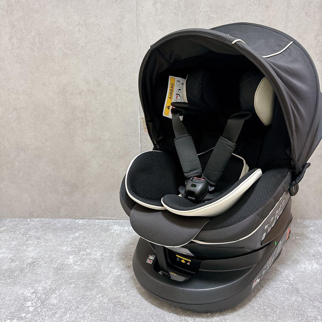 エールベベクルット 6iグランス ISOFIX チャイルドシート 黒 新生児