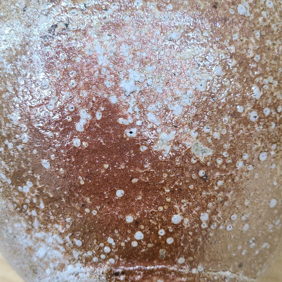 信楽焼 神崎継春作 壷 高さ9.5寸（約29cm） 共箱なし 本物保証