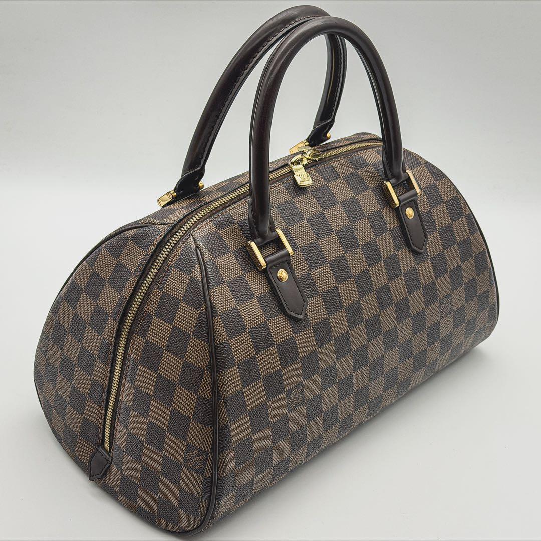 【最高峰】ルイヴィトン ダミエ リベラMM ハンドバッグ N41434 エベヌ