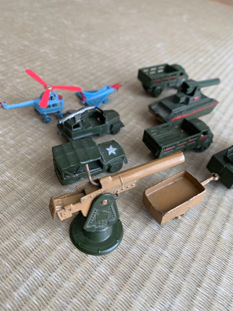 日本製 旧製 萬代屋 ミニカー 戦争 飛行機 米軍 軍事車両 外車 70's