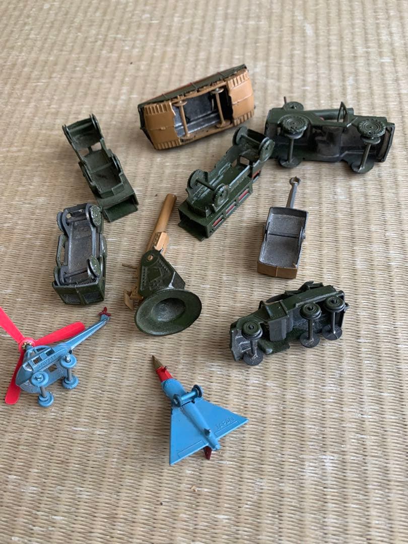 日本製 旧製 萬代屋 ミニカー 戦争 飛行機 米軍 軍事車両 外車 70's