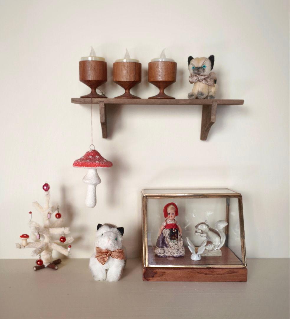 【mkuさま】 vintage cat ❀ グリーンの瞳の 猫ちゃん