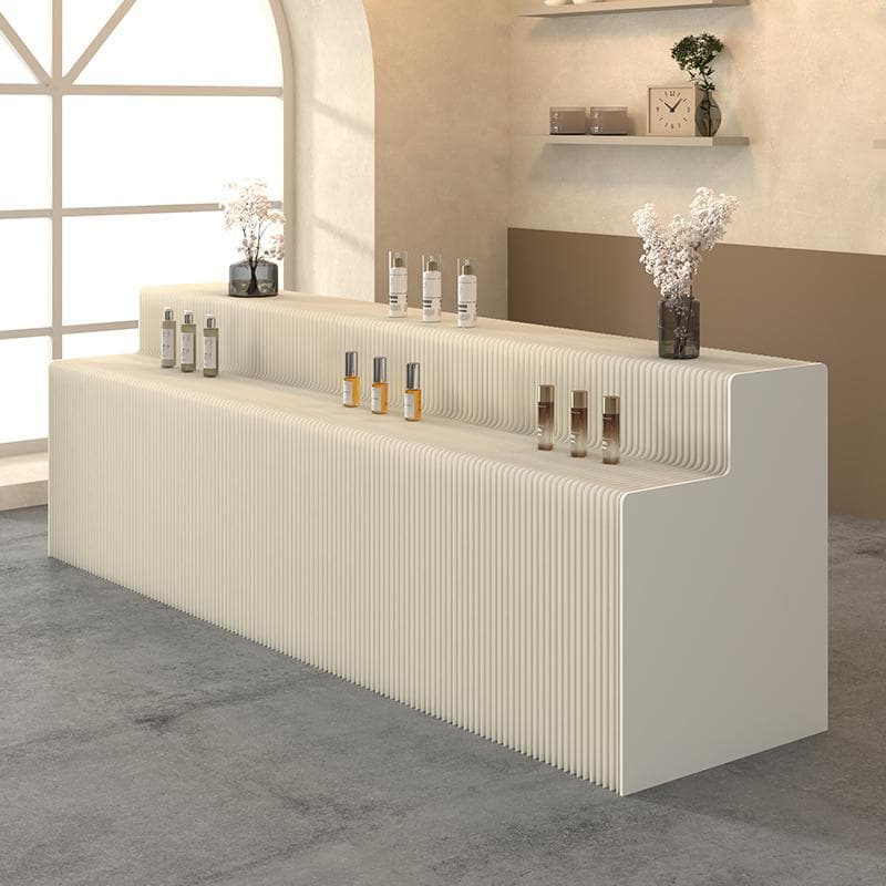 ディスプレイラック D字型展示台 店舗用品 陳列台長さ2-3m高さ98㎝幅