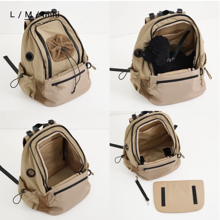 新品】未使用 MATIE ペットリュック Mサイズ 犬用 ブラック