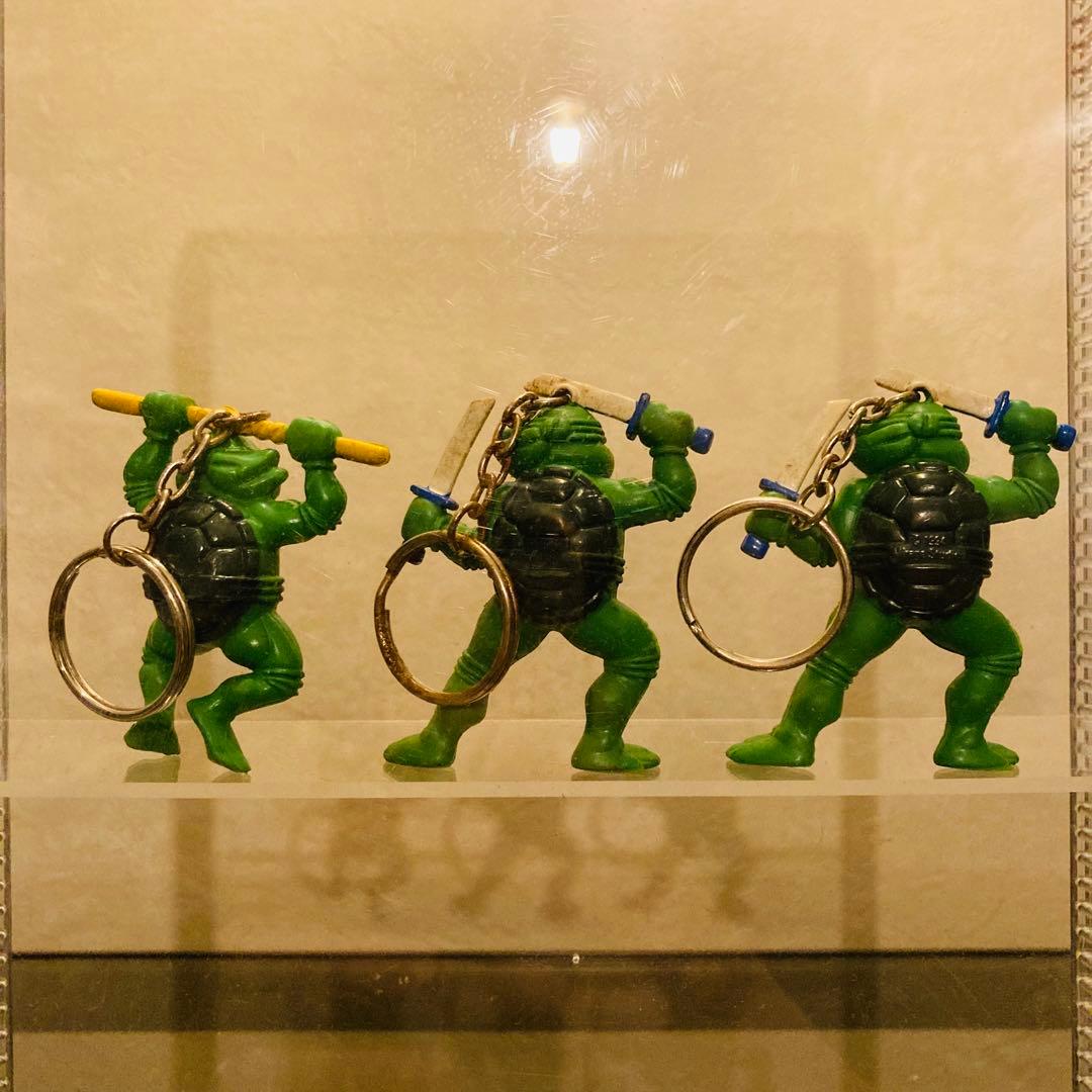 タートルズ キーホルダー 3体セット 【TMNT トイ】プレイメイツの