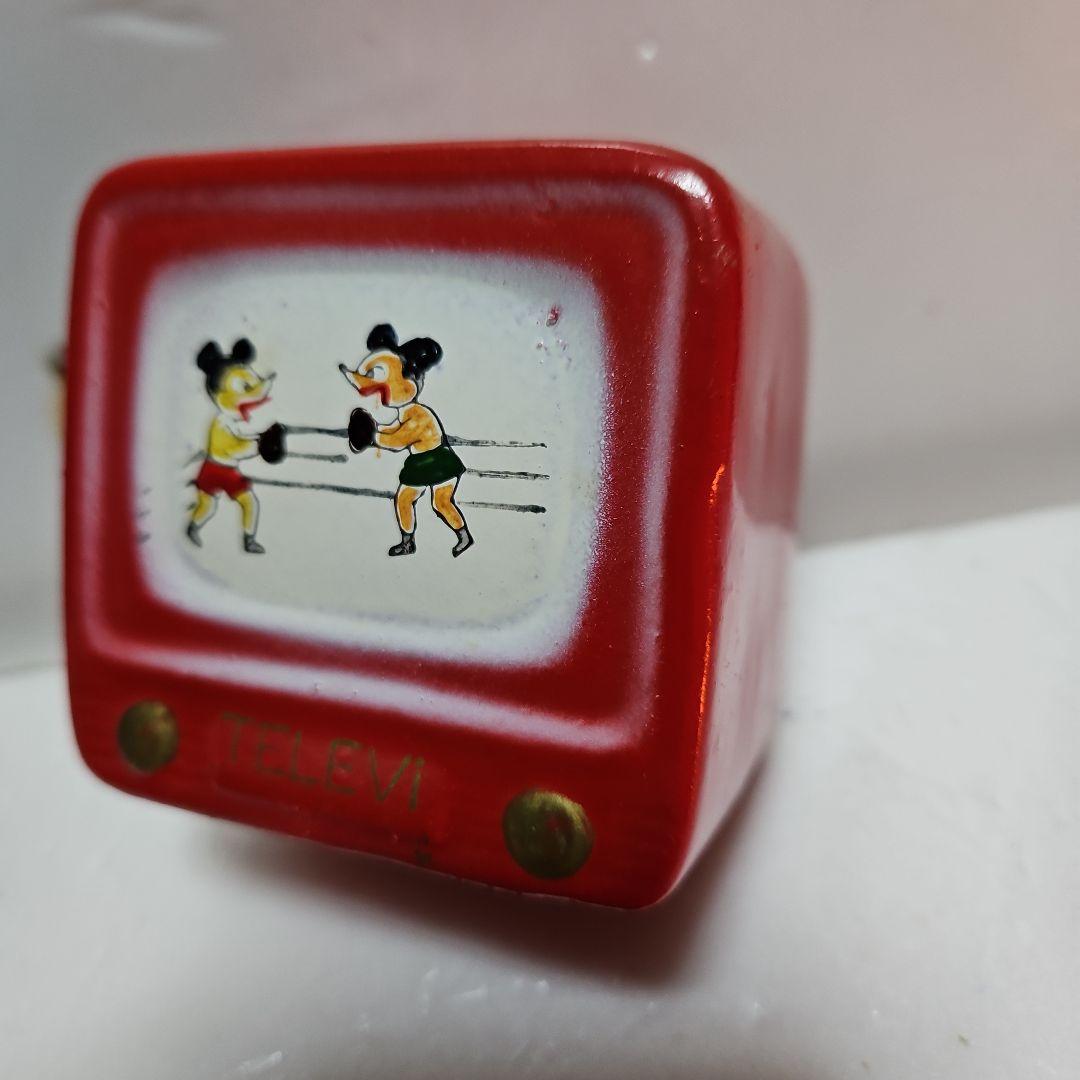 珍品　ミッキー貯金箱　テレビボクシング