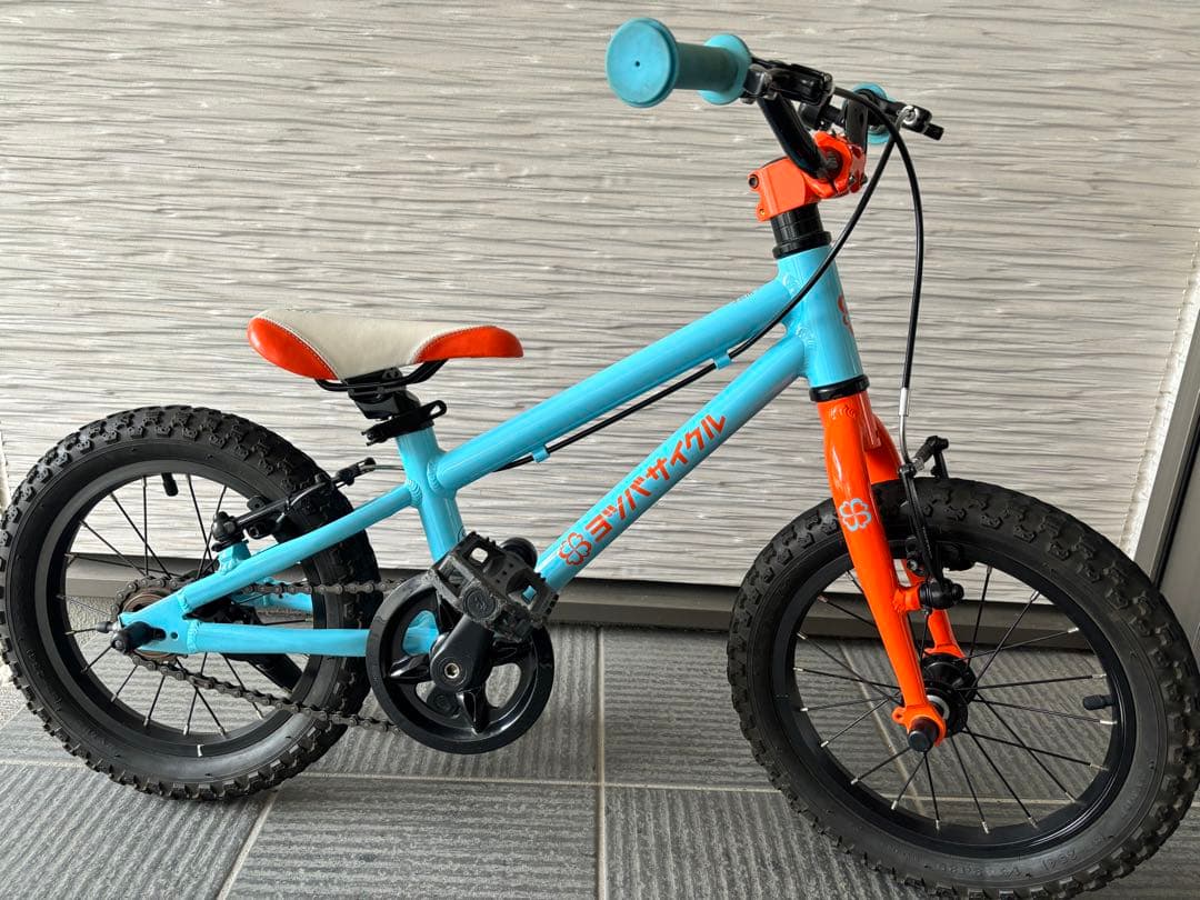 ヨツバサイクル 14インチ ラムネブルー YOTSUBA CYCLE 子供自転車