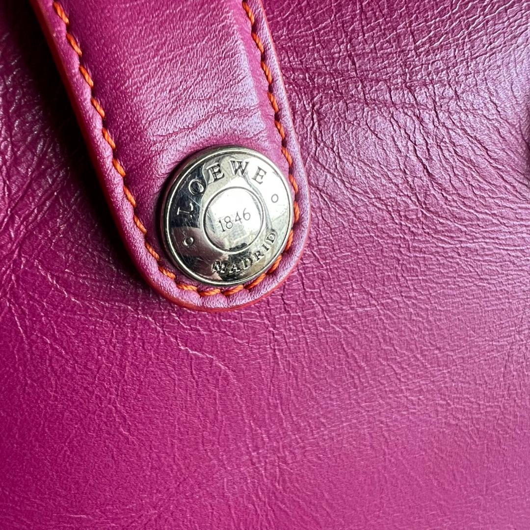 ゆずポン⭐️LOEWE⭐️ロエベ レオ トートバッグ アナグラム ピンク
