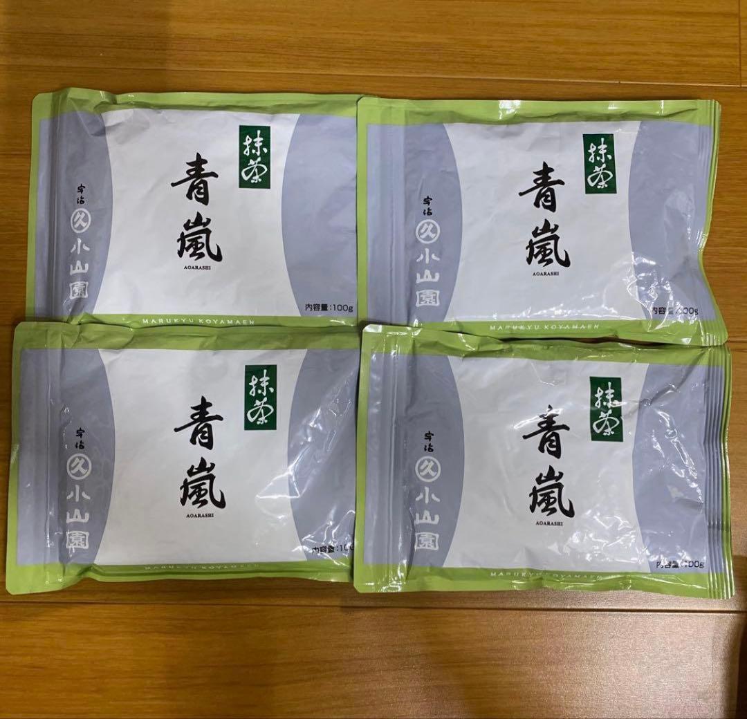 宇治 丸久小山園 抹茶 青嵐 袋入 100g 4袋 小山園 ⑥ - メルカリ