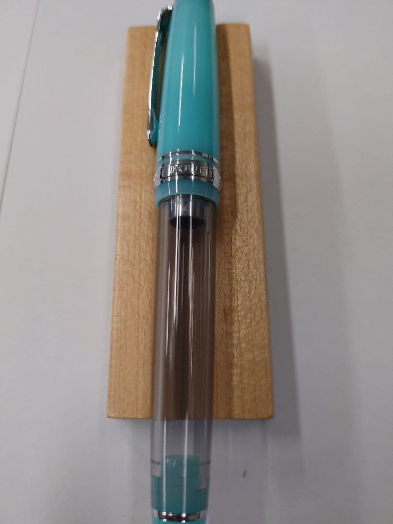 未使用　セーラー万年筆　海外モデル 万葉ペン「Moss」プロギアスリム インク付