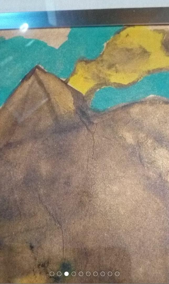 田崎広助 由布岳水彩3号真作巨匠美術年鑑1号120評価文化