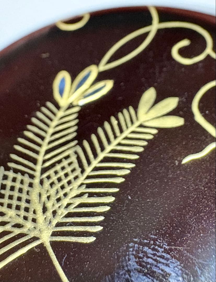 茶道具　棗　『長谷川祐斎』『松唐草蒔絵』『螺鈿』　茶入　共箱　茶道具