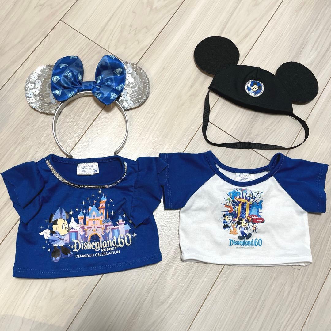 ビルドベア 60周年 ダッフィー　コスチューム　ペア　シェリーメイ　海外 ビルドベア 60周年 ダッフィー コスチューム ペア シェリーメイ 海外