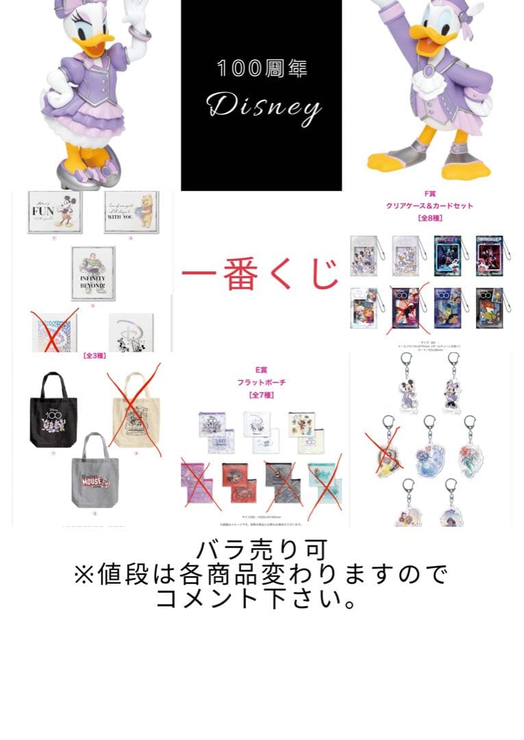 ディズニー100周年 一番くじ