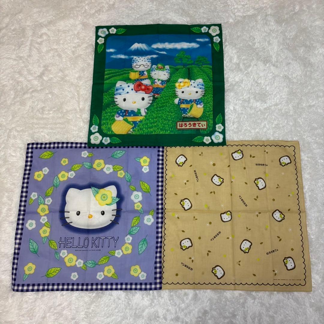 ハローキティ セット ぬいぐるみ ご当地 ハンカチ 時間割表 砂時計 巾着