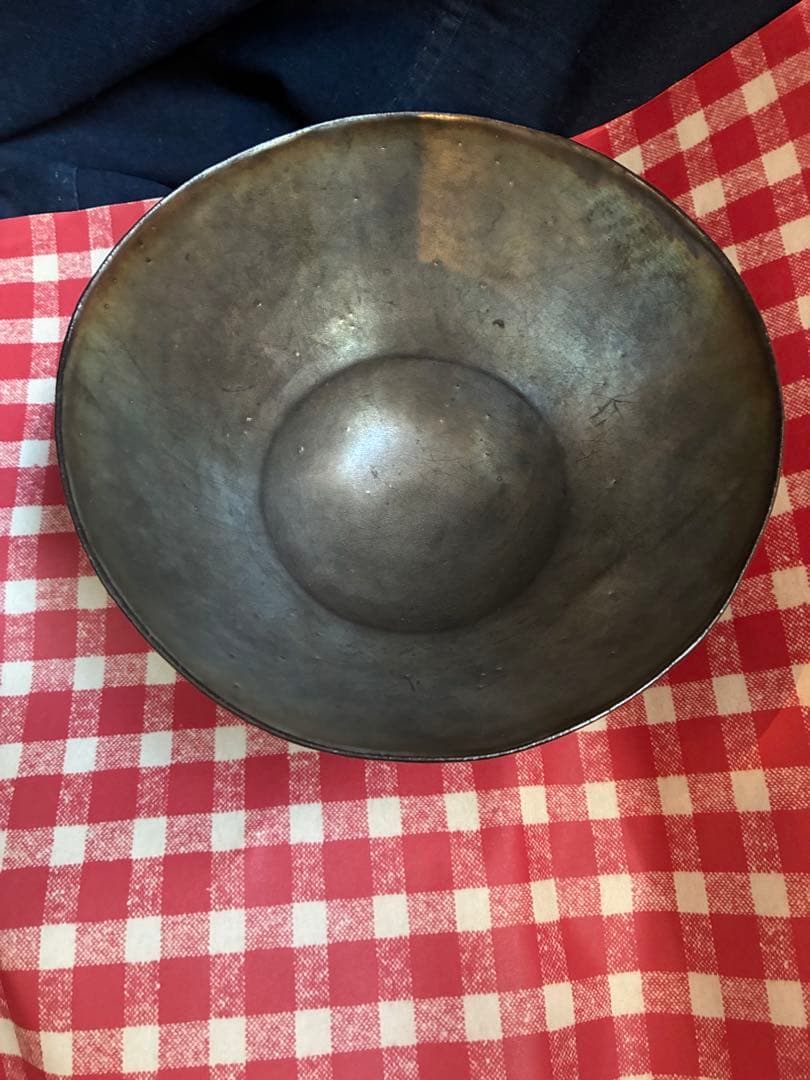 山本教行　岩谷窯　塩釉瑠璃鉢　鉢　ボウル　 直径21.2センチ 陶器　民藝