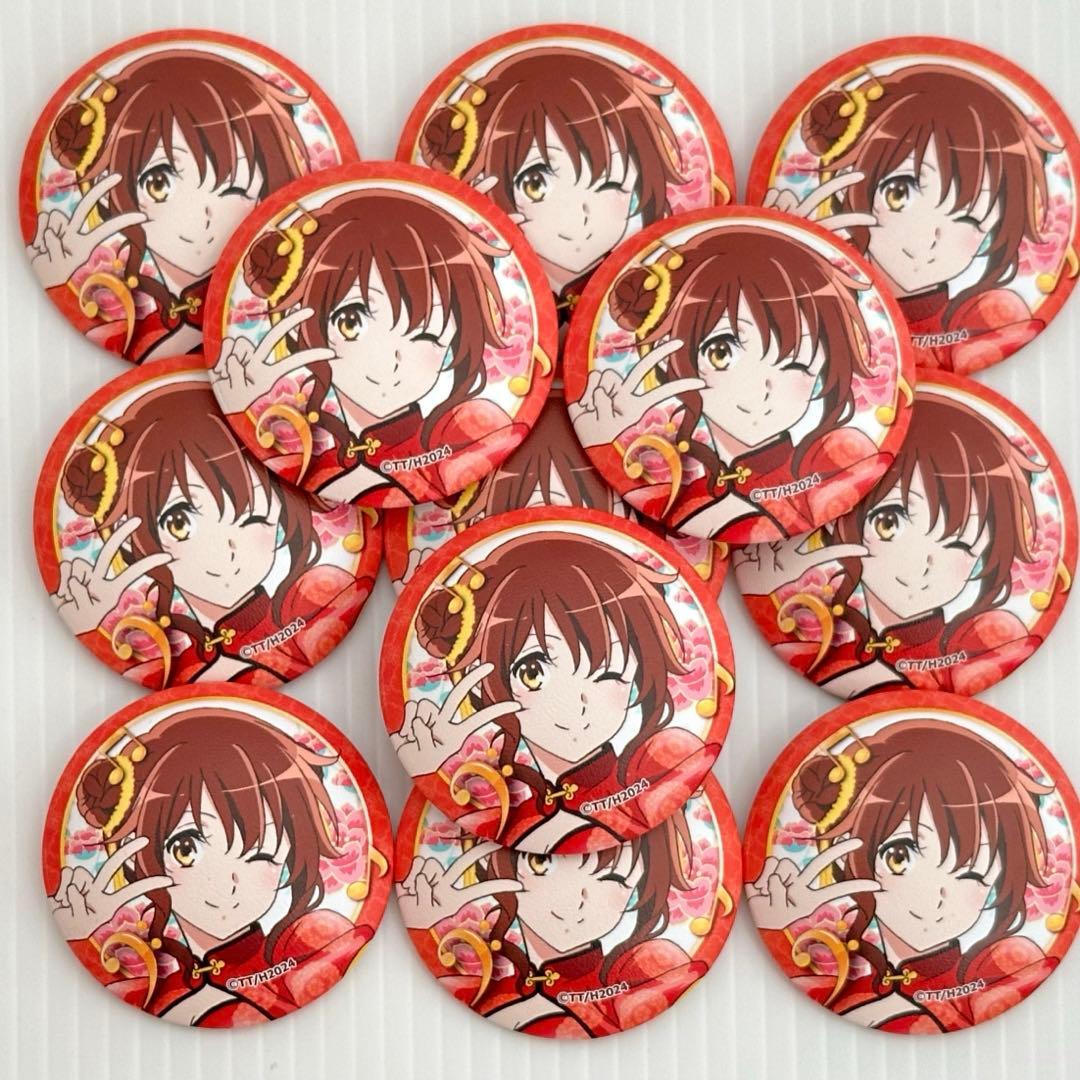 響け！ユーフォニアム3』×カラオケの鉄人 ふわふわ缶バッジ 12点［久美子］