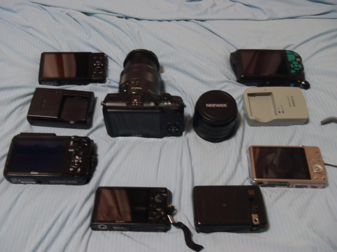 ♥️スマホ転送☆7台セットー3台☆キャノン一眼レフ☆ニコン☆