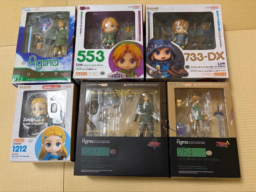 【欠品あり】ゼルダの伝説フィギュアセット ゼルダの伝説 ティアーズ オブ ザ キングダム』から「リンク」のリアル