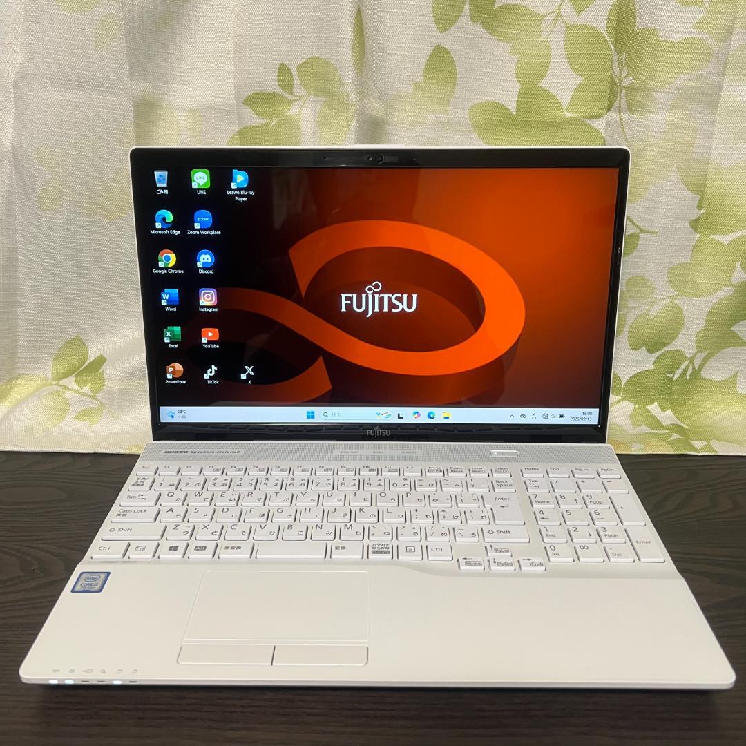富士通 LIFEBOOK✨オフィス付き☆SSD256GB☆メモリ8GB☆i3
