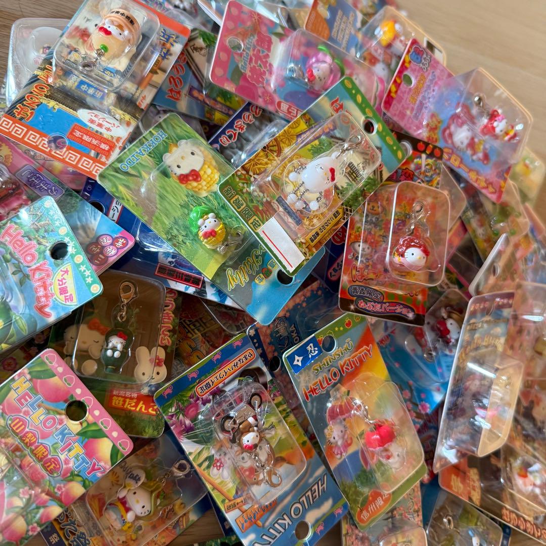 ハローキティ ファスナーマスコット　90個　わらび餅　ご当地キティ　レア