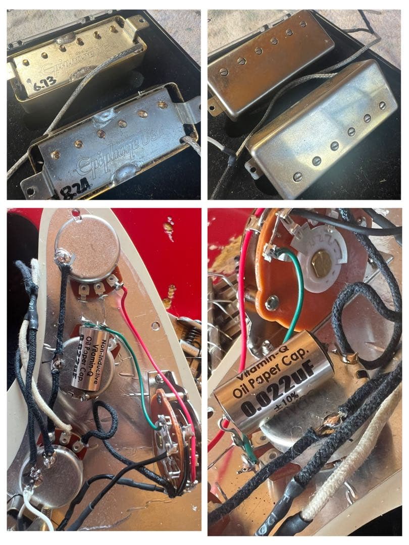 ハードレリックストラトキャスタータイプ/ミニハムバッカー×2/オイル