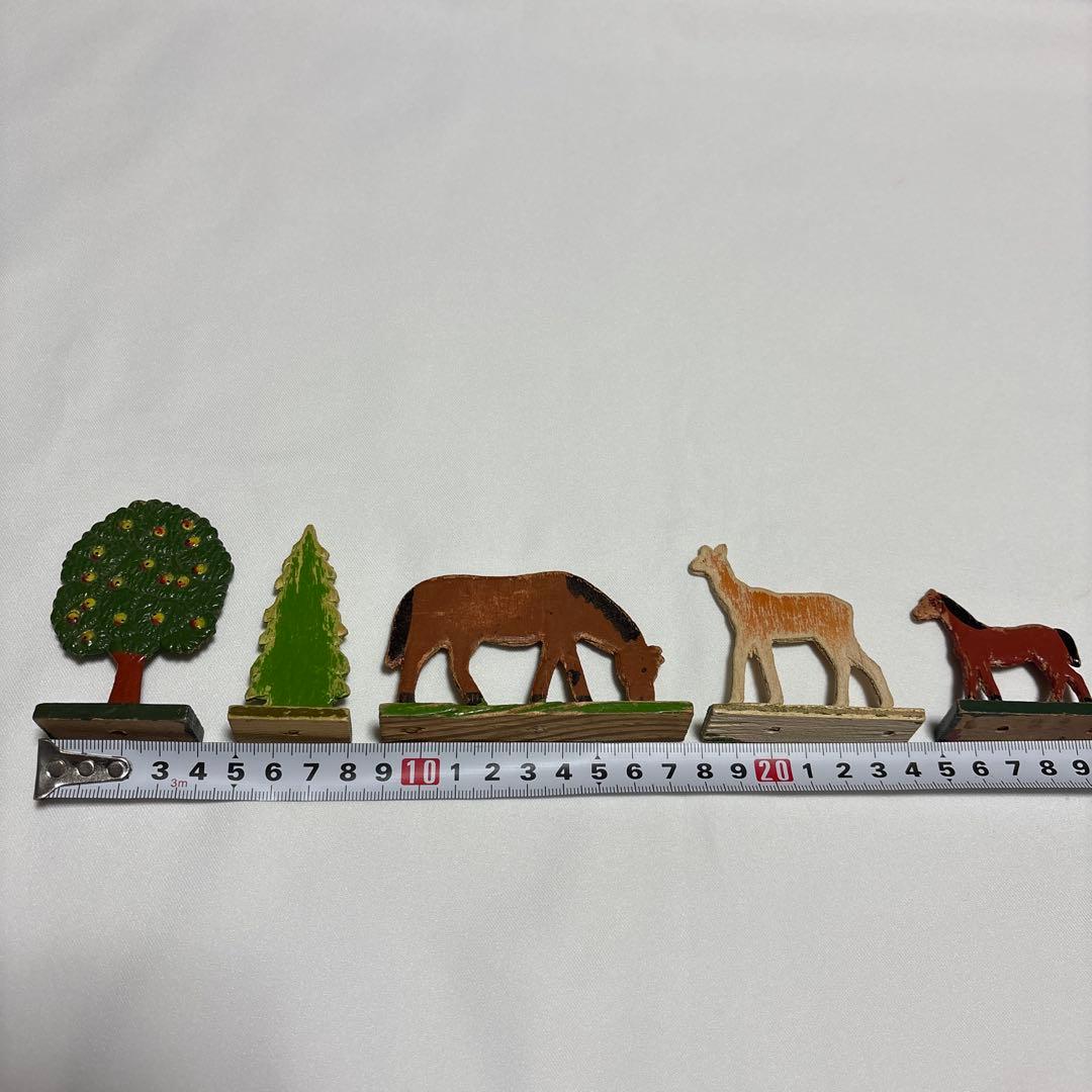 ドイツ 木製 プレート ヴィンテージ 動物セット - メルカリ