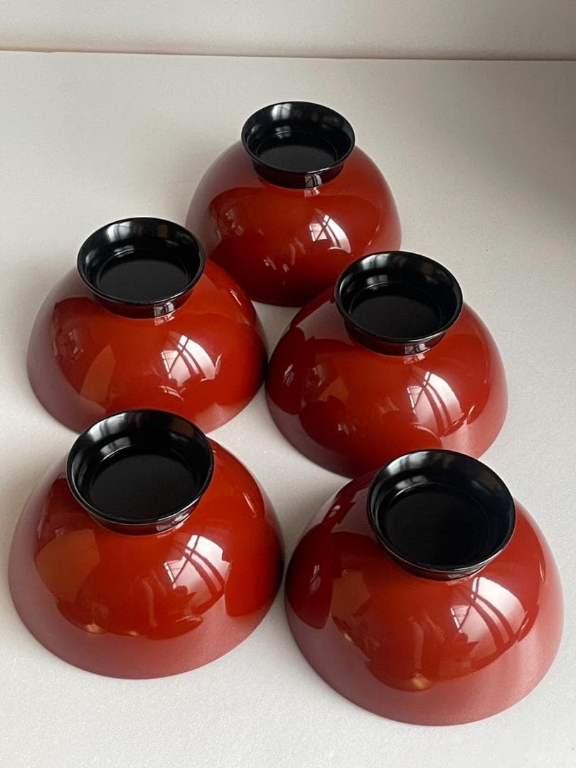 select　輪島塗 吸物椀 五客 木製漆器 木箱付 50