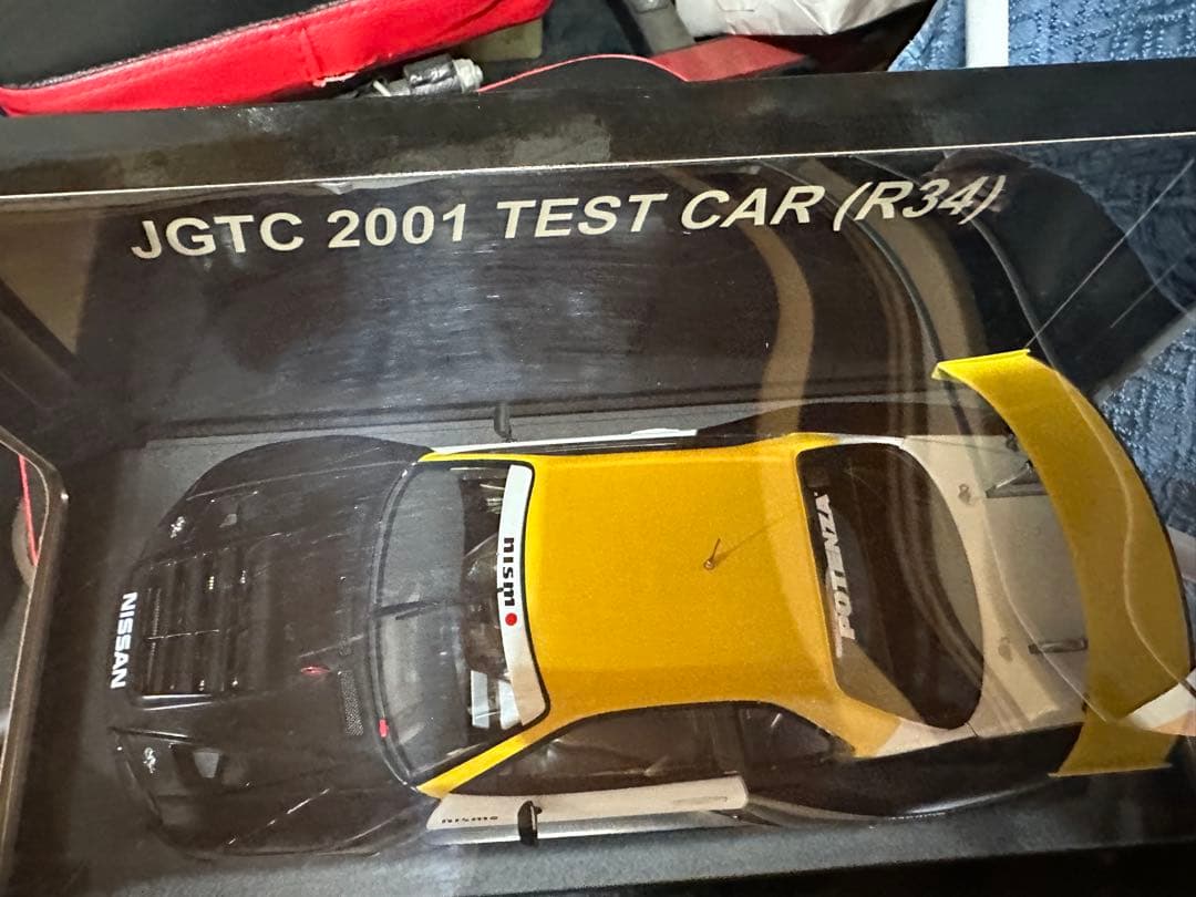 ミニカー AUTOart 1/18 GT-R R34 2001 JGTC 2001