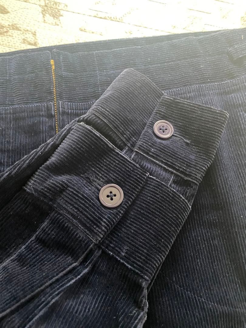 ★極美品★ 濃紺 FFA ジャケット ネイビー コーデュロイ ショート丈