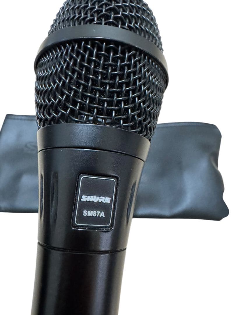 SHURE SM87A コンデンサーマイク 本体とケース　本体美品