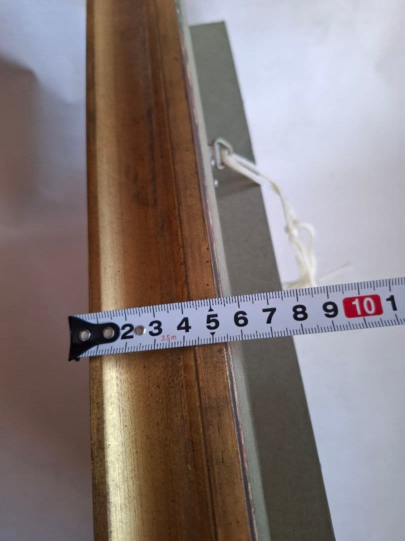 大沢昌助 婦人像　本人直筆裏書あり　人物画 金色フレーム絵画　　真作