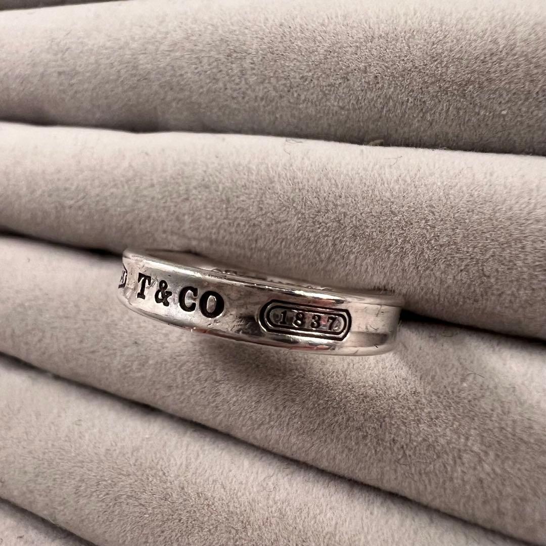 ★Tiffany&Co.1837★ナローリング 19号 指輪 シルバー925
