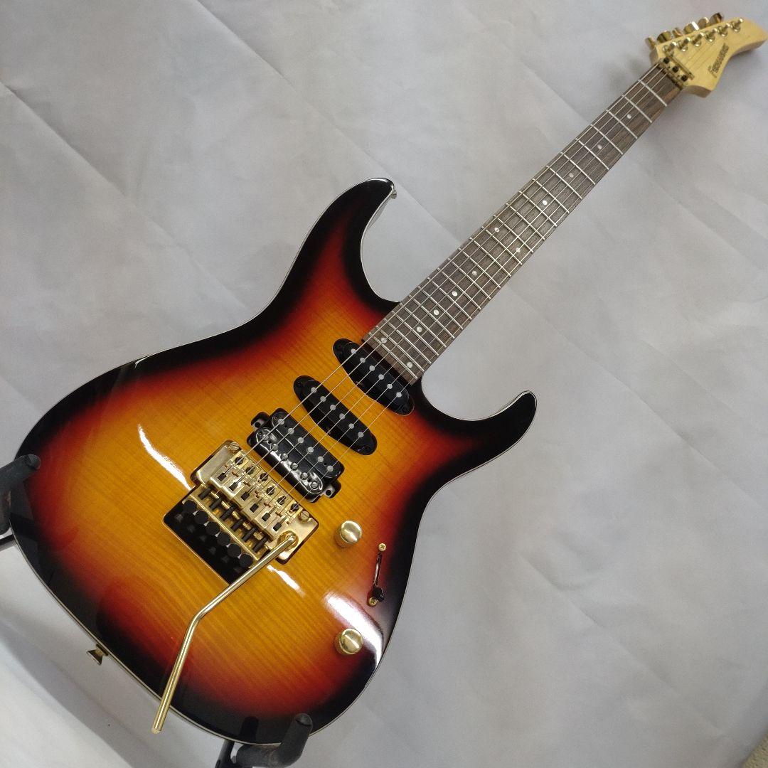 Prologue ワーロックタイプ エレキギター ケース付 BK 変形ボディ