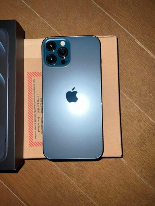 iPhone 12 pro max 256GB Simフリー パシフィックブルー iPhone 12 Pro