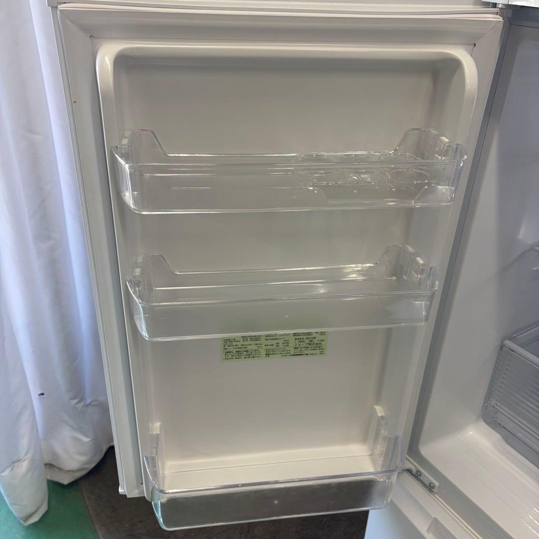 94　SHARP　冷蔵庫　一人暮らし　大きめ　綺麗　中古　安　設置無料　23年製