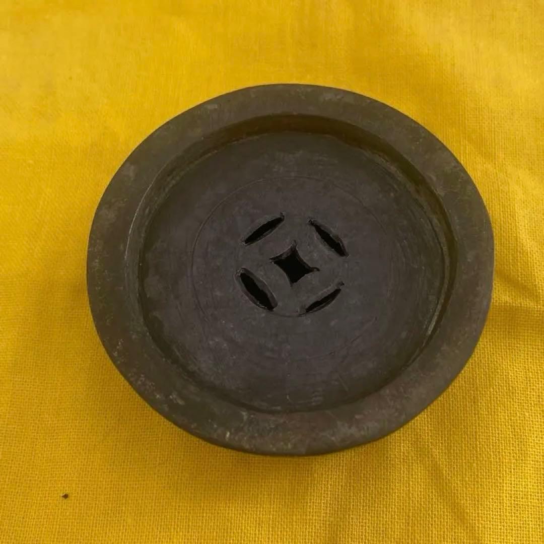 茶道具 唐物 錫 建水 煎茶道具 旧家蔵出