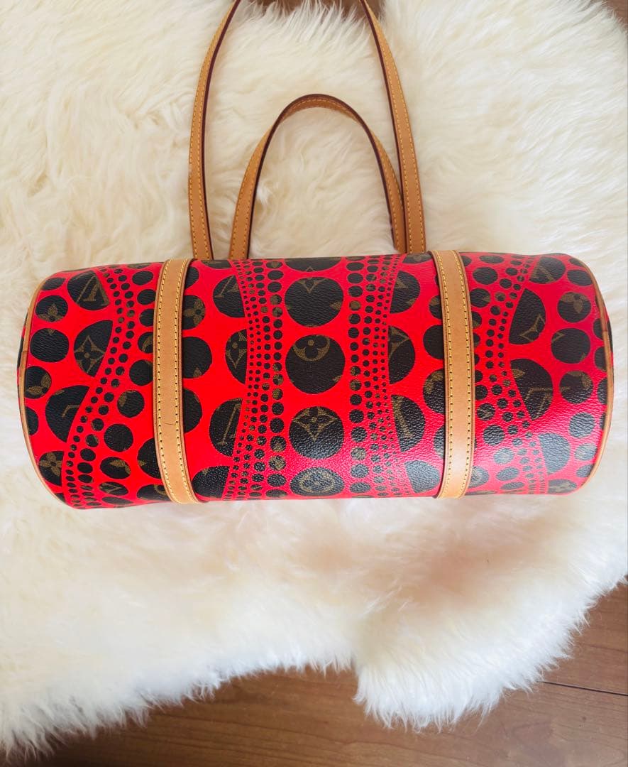 《美品)LOUIS VUITTON パピヨン 草間彌生　パンプキンドット