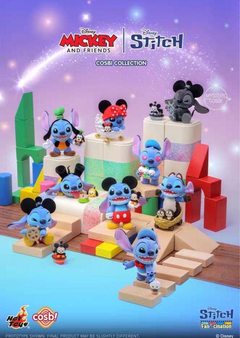 HotToysミッキー&フレンズスティッチ COSBIフィギュアアソートボックス