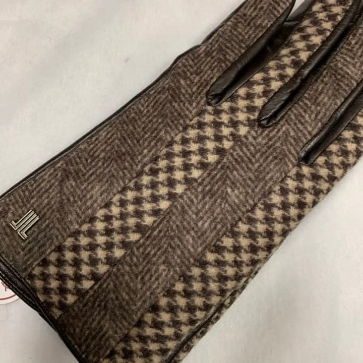 ランバン ラムレザーグローブ 手袋 カシミヤ 24センチ ランバン 手袋