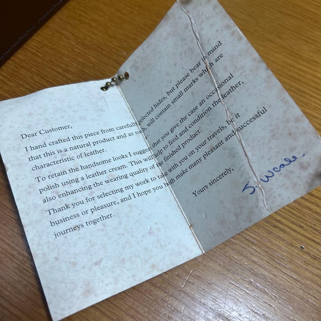 最終お値下げ⭐︎PAPWORTH ブラウン　アタッシュケース