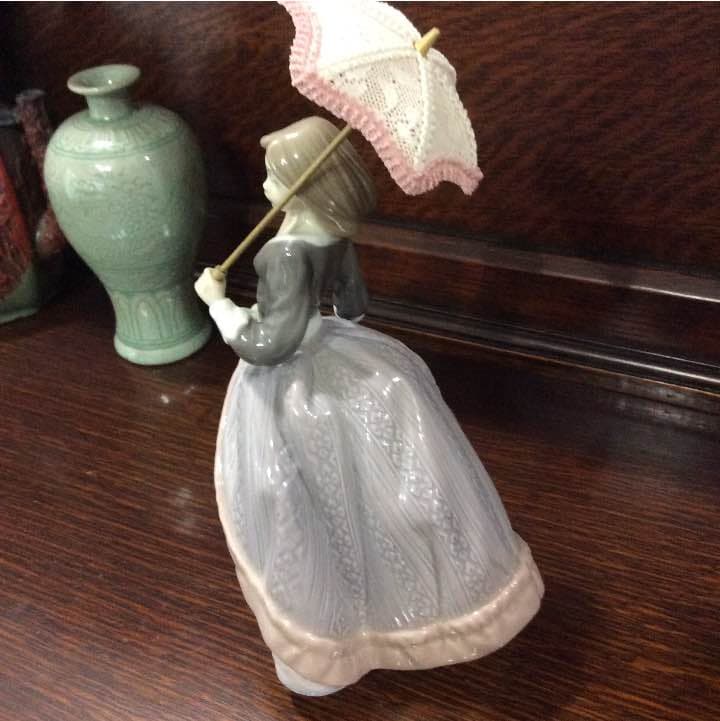 リヤドロ ''ベニスの女性'' 傘をもった女性 パラソル 【公式通販