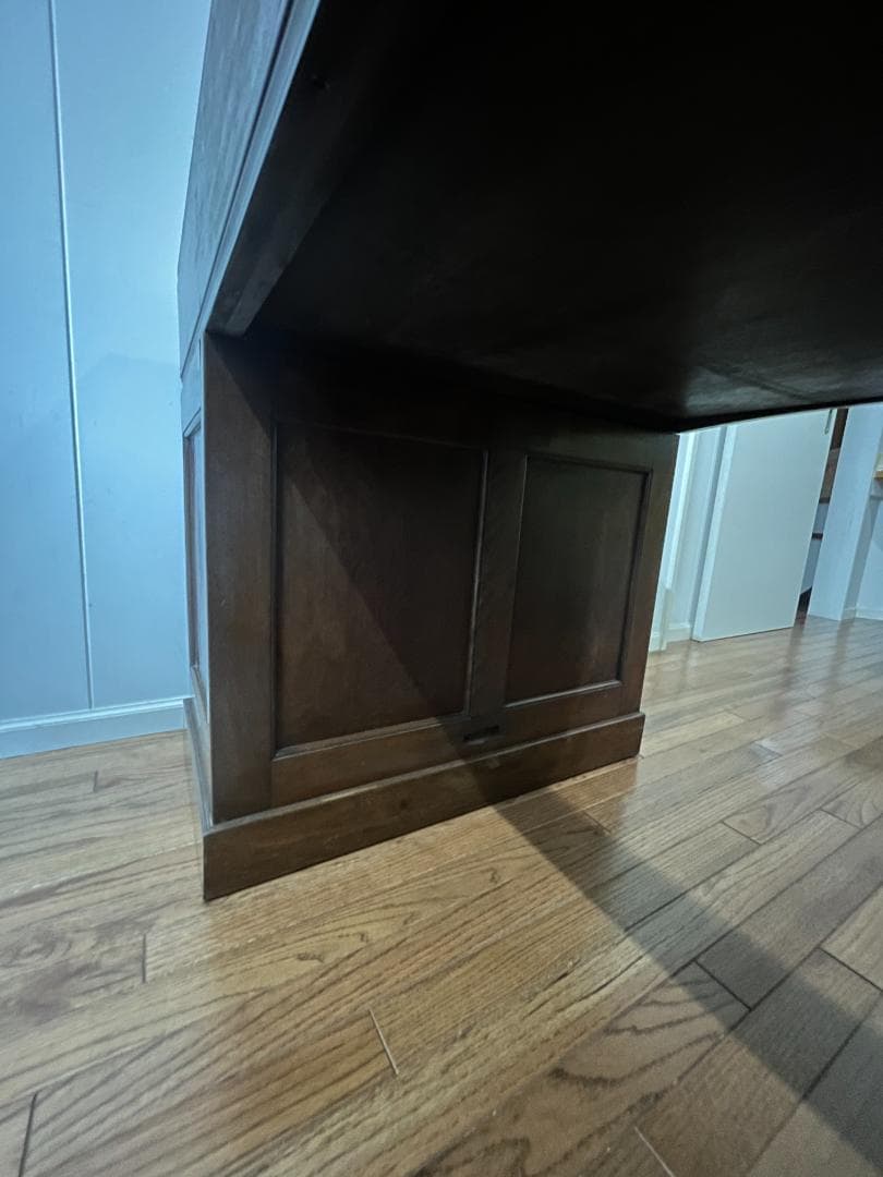 骨董店で購入した【両袖デスク】ヴィンテージ（引取り＝値引きアリ）