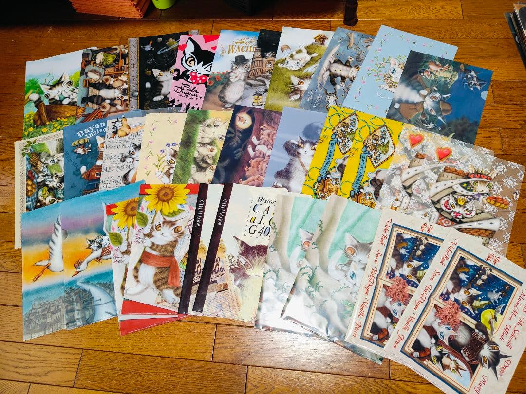 わちふぃーるど 猫のダヤン ダヤンクリアファイル ステッカー レター 缶バッジ