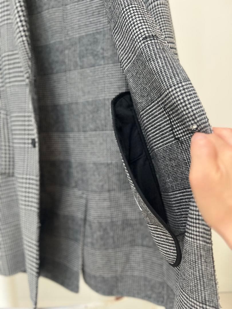 ZARA チェスターコート Mサイズ 千鳥柄 千鳥格子 ZARA(ザラ) - 海外