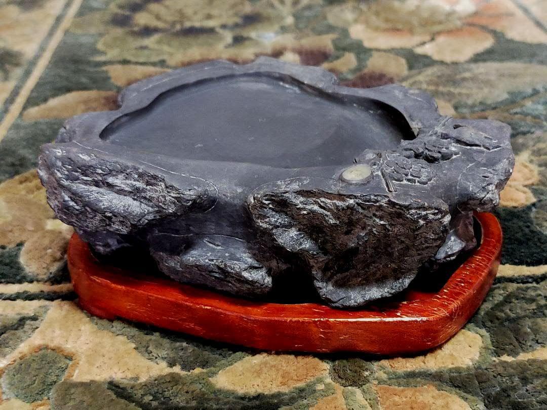 ♥中国　端渓　硯　石眼あり　端渓硯　骨董品 m58838479161_1.jpg?1735438396