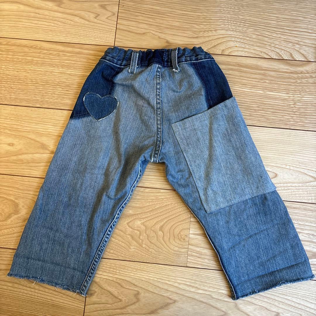 wunderlang┊︎3-4y┊︎ハートデニムWunderlang Jeans 3-4y
