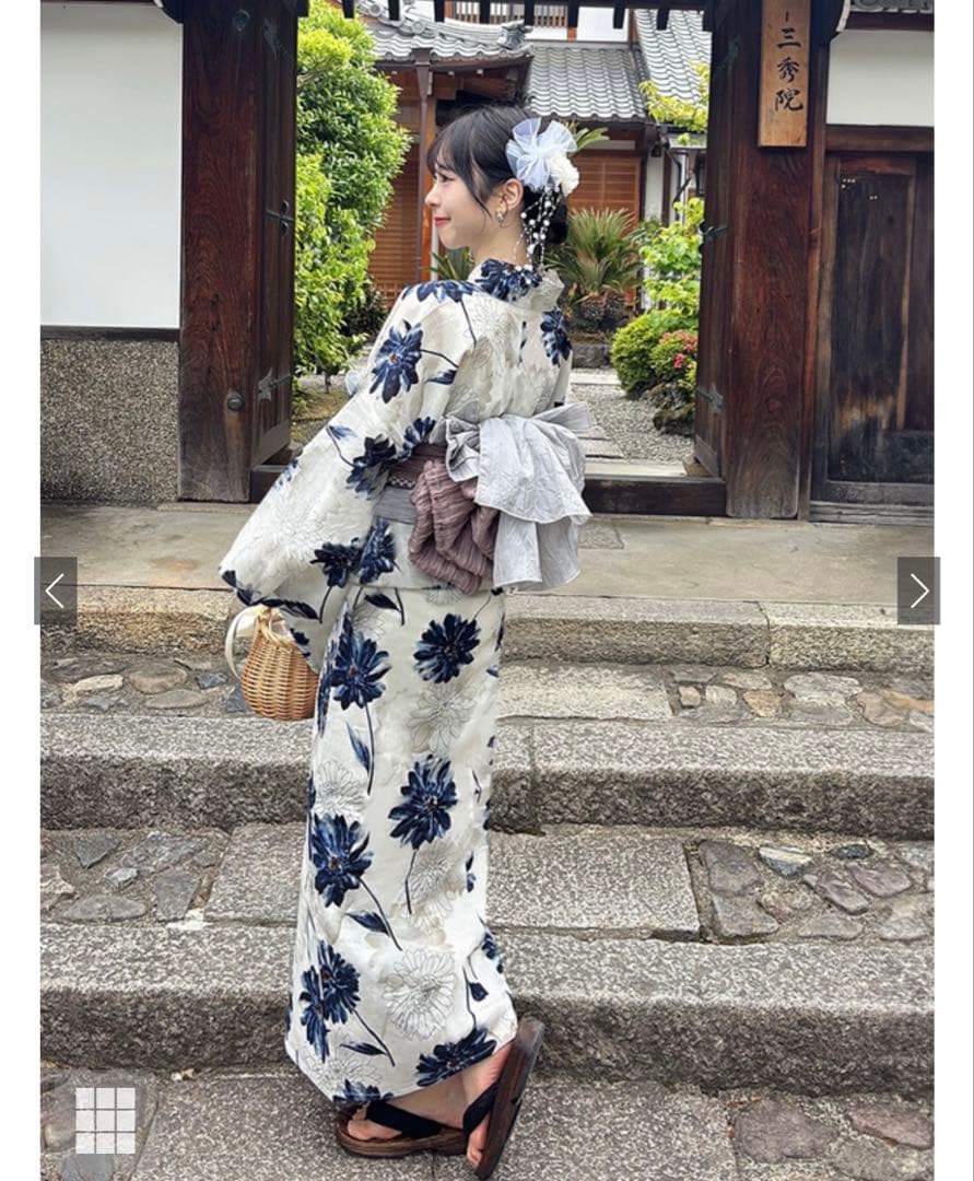 【即発送可能】新品GRL ガーベラ浴衣セット[tu1495]