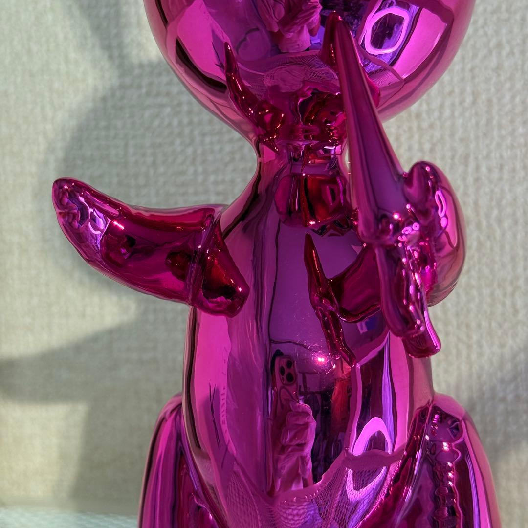 真作】金属製 世界限定500 ジェフクーンズ アート オブジェ インテリア 兎